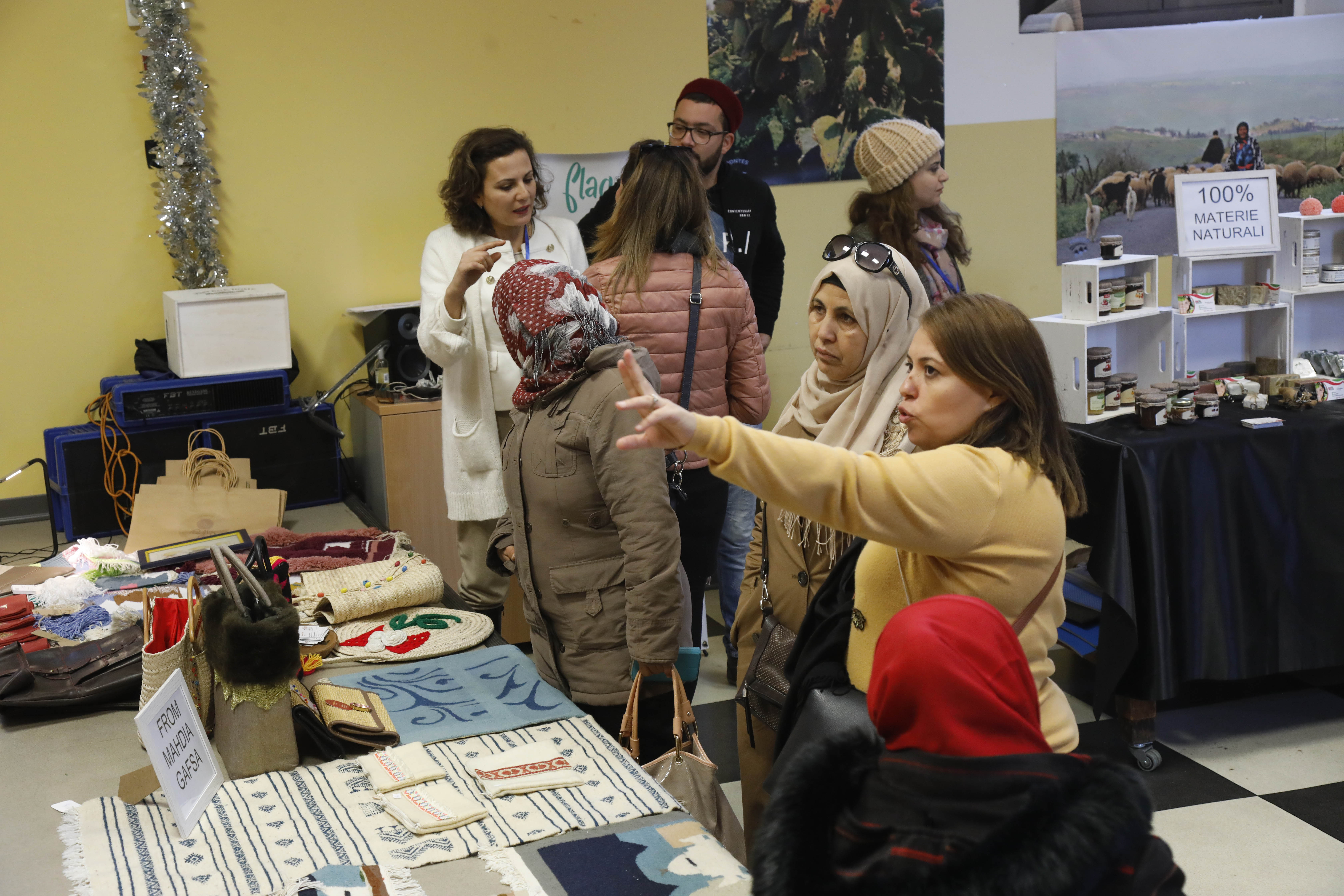 Test e valutazione dei prodotti artigianali femminili tunisini